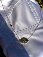 Load image into Gallery viewer, ENDZA NECKLACE LABRADORITE YELLOW GOLD
