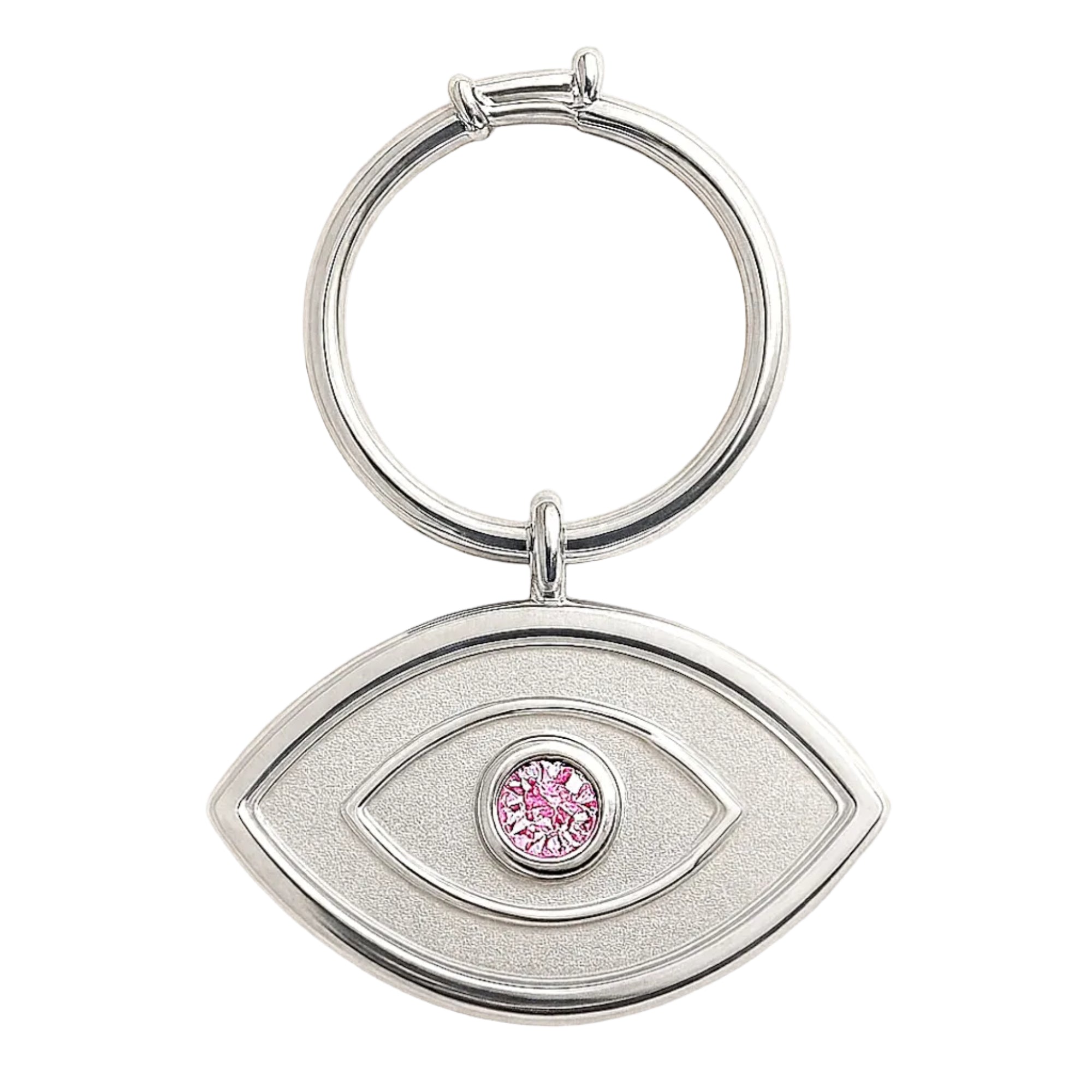The Pet Talisman Pink Pendant in Sterling Silver with Natural Pink Sapphire