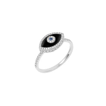Load image into Gallery viewer, ENDZA RING BLACK ONYX WHITE GOLD
