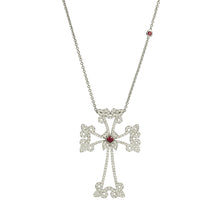 Load image into Gallery viewer, Talisman Cross White Gold
