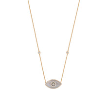 Load image into Gallery viewer, ENDZA NECKLACE BLUE CHALCEDONY
