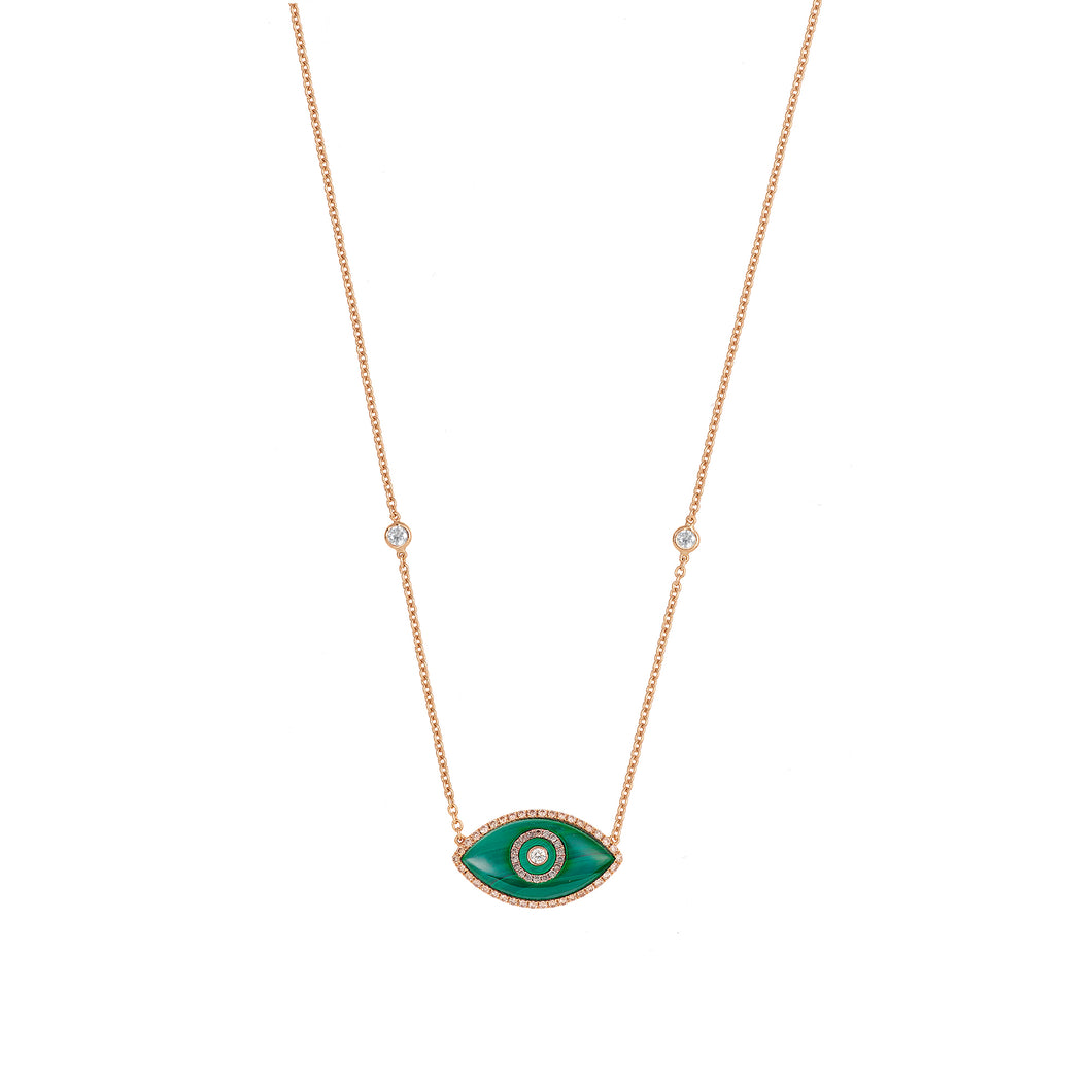 ENDZA NECKLACE MALACHITE