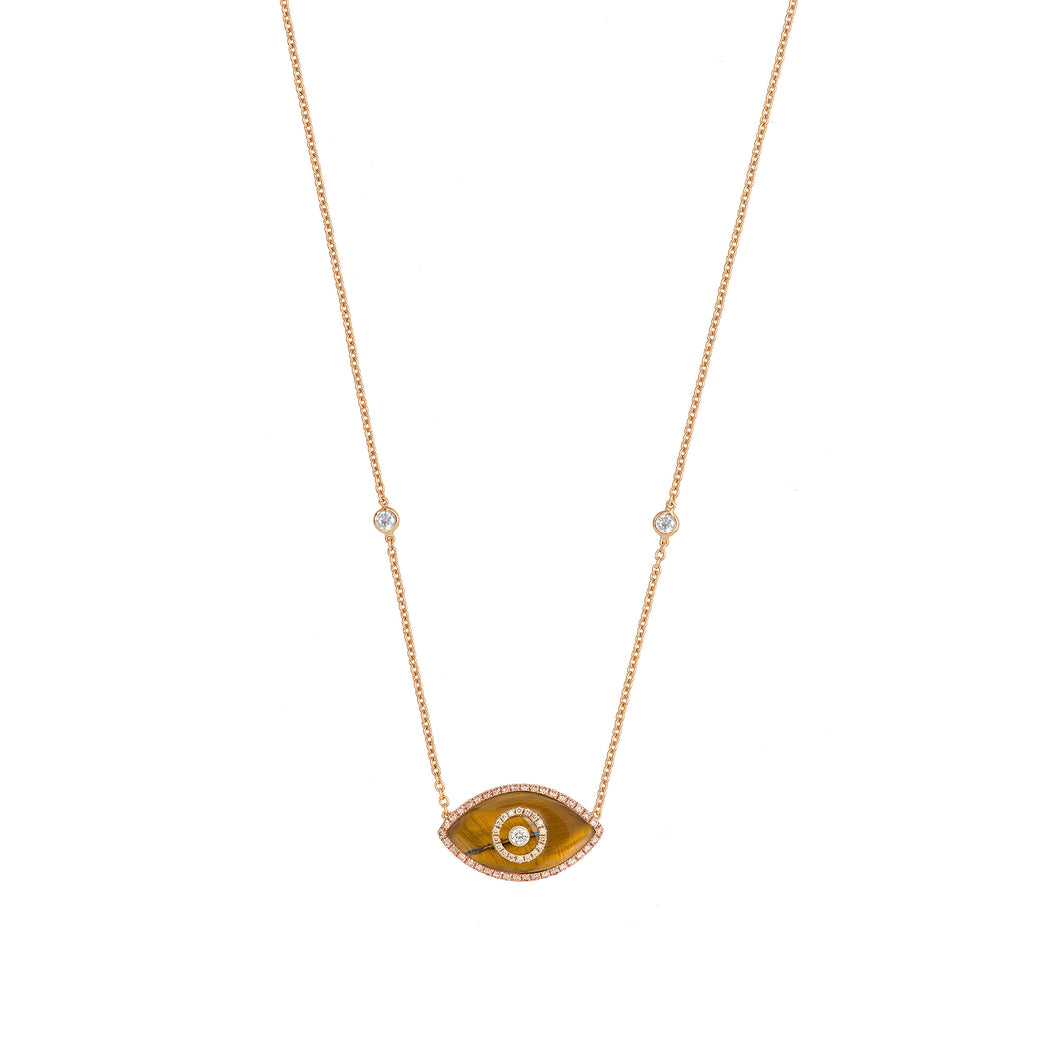 ENDZA NECKLACE TIGER EYE