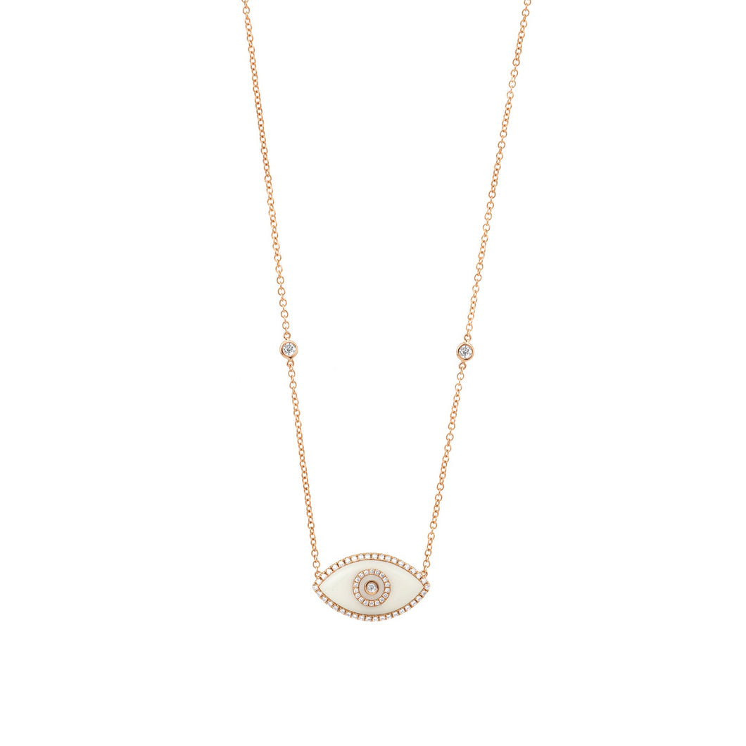 ENDZA NECKLACE WHITE ONYX