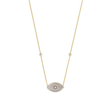 Load image into Gallery viewer, ENDZA NECKLACE BLUE CHALCEDONY
