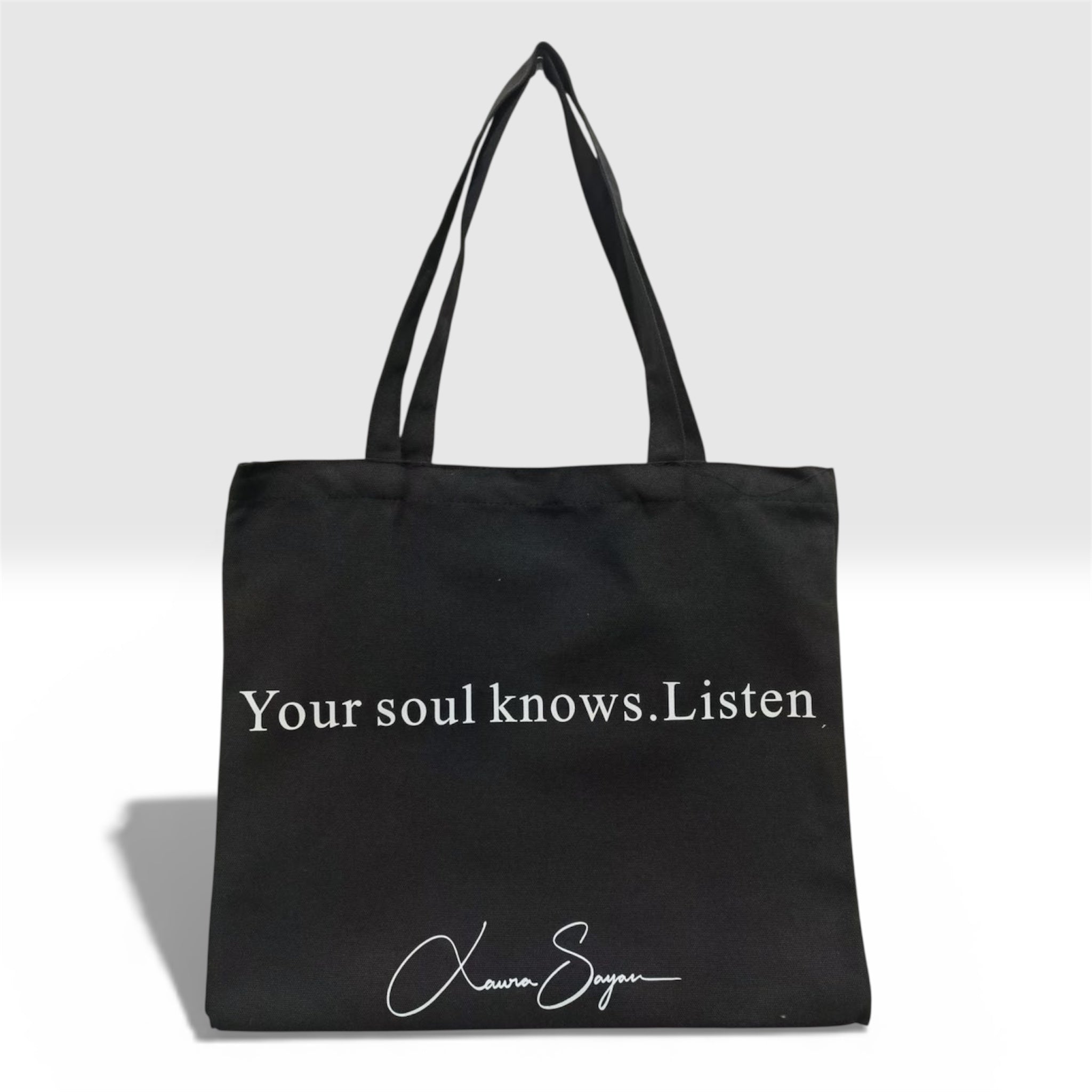 Laura Sayan canvas tote bag
