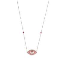 Load image into Gallery viewer, ENDZA NECKLACE PEACH JADE WHITE GOLD
