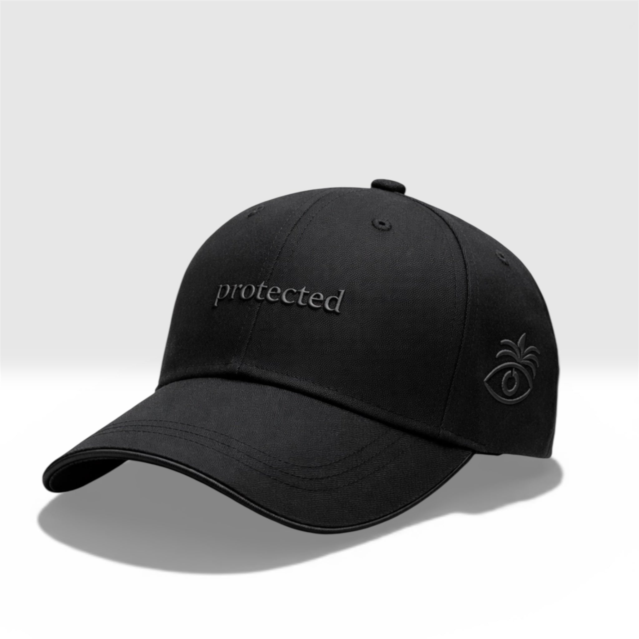 Protected embroidered cap by Laura Sayan