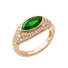 Load image into Gallery viewer, SONA RING - TSAVORITE GREEN
