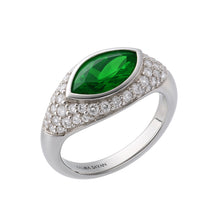 Load image into Gallery viewer, SONA RING - TSAVORITE GREEN
