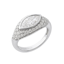 Load image into Gallery viewer, SONA RING — WHITE DIAMOND
