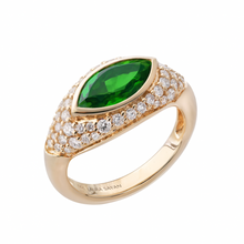 Load image into Gallery viewer, SONA RING - TSAVORITE GREEN
