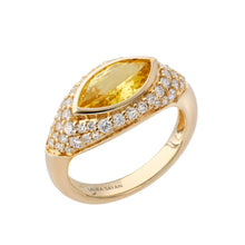 Load image into Gallery viewer, SONA RING - YELLOW SAPPHIRE
