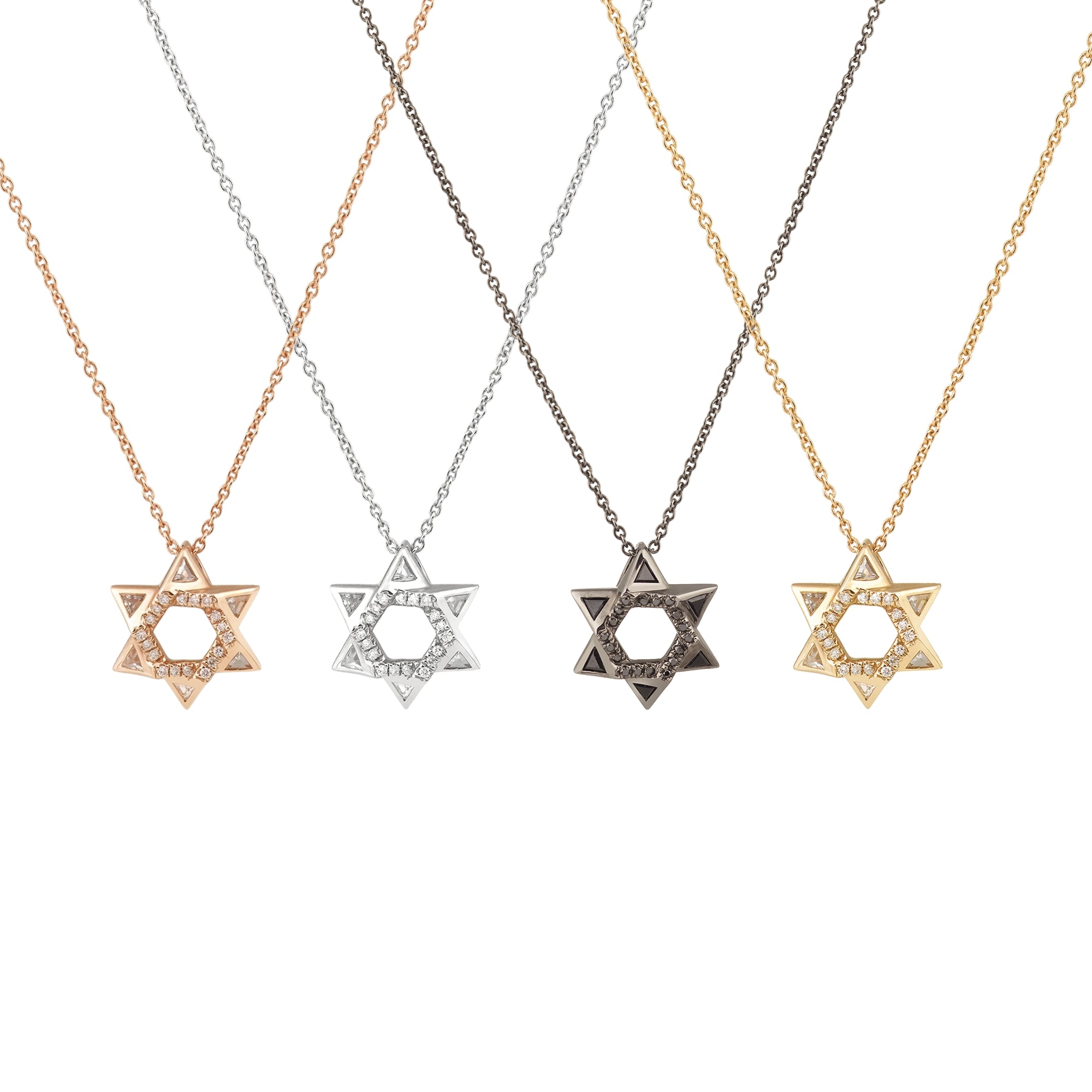 Sacred Talisman Star of David 14K gold necklace
