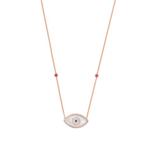 Load image into Gallery viewer, ENDZA NECKLACE MOTHER OF PEARL ROSE GOLD
