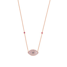 Load image into Gallery viewer, ENDZA NECKLACE PINK OPAL ROSE GOLD
