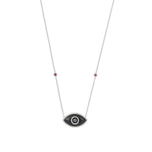 Load image into Gallery viewer, Endza Necklace Black Onyx White Gold
