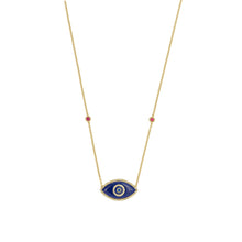 Load image into Gallery viewer, ENDZA NECKLACE LAPIS LAZULI YELLOW GOLD
