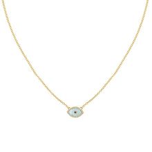 Load image into Gallery viewer, Endza Mini Necklace Amazonite Yellow Gold
