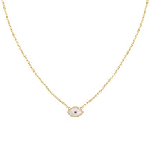 Load image into Gallery viewer, ENDZA MINI NECKLACE MOTHER OF PEARL YELLOW GOLD
